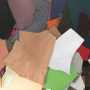 Chutes de cuir de luxe en morceaux de tailles/couleurs/textures différentes x 400g|raw }}
