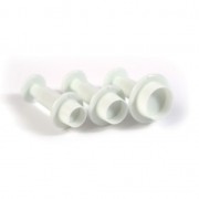 3 emporte-pièces poussoir pour pâte polymère - Ronds 10-12-16 mm