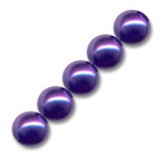 Rondes nacrées 6 mm Dark Purple x50