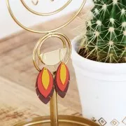 Pâte Fimo effet cuir 57gr Pastèque (n°249)