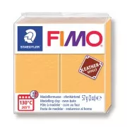 Pâte Fimo effet cuir 57gr Jaune Safran (n°109)