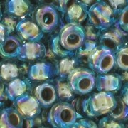 Rocaille Toho 11/0 TO11R995 - Raimbow Aqua Gold Lined x8g