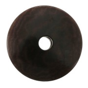 Rondelle / Disque plat en Tagua 20 mm Marron x1|raw }}