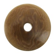 Rondelle / Disque plat en Tagua 20 mm Marron clair x1|raw }}