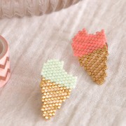 Support de broche avec plateau pour cabochon fond plat 16 mm - Doré à l'or fin x1