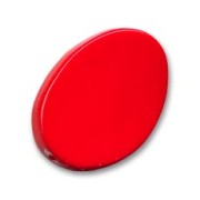 Olive plate twistée 25x18 mm Rouge x1|raw }}