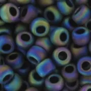 Rocaille Toho 11/0 TO11R86F -Opaque Frosted Rainbow Iris x8g