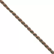 Chaîne maille Paloma 0.8 mm cuivré vieilli x1m