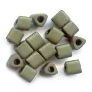 Triangles Toho 11/0 TG617 - Dark Olivine Mat