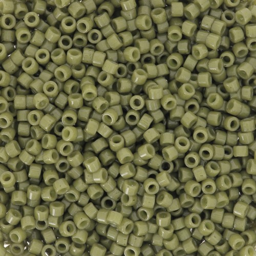 Miyuki Delica Duracoat 11/0 DB2357 - Opaque Dyed Olive x8g