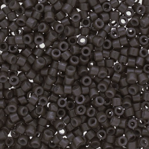 Miyuki Delica Duracoat 11/0DB2368 - Opaque Dyed Charcoal x8g