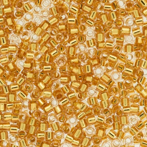 Miyuki Delica 11/0 DB2521 - 24kt Gold Lined x5g