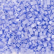 Miyuki Half Tila Beads 5x2.3x1.9 mm  HTL-446 - Opaque Light Periwinkle Luster x10g|raw }}