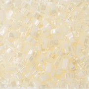 Miyuki Half Tila Beads 5x2.3x1.9mm HTL-512 - Opal Ceylon x10g