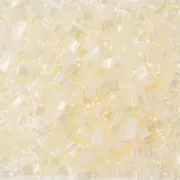 Miyuki Half Tila Beads 5x2.3x1.9mm HTL-512 - Opal Ceylon x10g