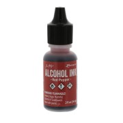 Encre transparente à alcool Adirondack Tim Holtz 14ml Red Pepper x1