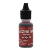 Encre transparente à alcool Adirondack Tim Holtz 14ml Red Pepper x1