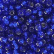 Preciosa Perles rocailles 9/0 2.5 mm - Sapphire Silver Lined x250g