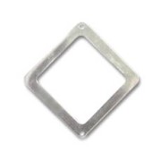 Intercalaire losange 24 mm en Argent 925 x1