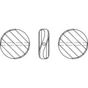 Perle Twist PureCrystal 5621 18 mm Jet x1