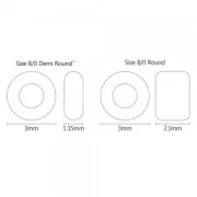 Rocaille Toho Demi Round 8/0 TO8RPF21 - PF Silver Lined Crystal x5g