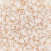 Miyuki Delica 11/0 DB1500 - Opaque Bisque White AB x8g