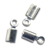 Pince lacet rond 2 mm en Argent 925 x10