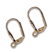 Dormeuses coquillage 18 mm bronze x2|raw }}