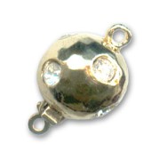 Fermoir strass Crystal 10 mm doré|raw }}