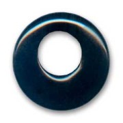 Pendentif rond 30 mm Black Agate