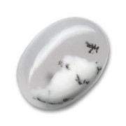 Cabochon ovale 18x13 mm Dendrite|raw }}