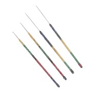 Set de 4 crochets indiens Aari pour broderies Resham et Zari 0.6 mm et 0.8 mm x4