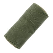 Bobine de fil ciré Linhasita pour micro macramé 0.75 mm - Vert Militaire (90) x228m