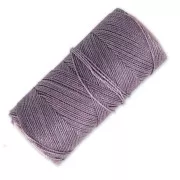 Bobine de fil ciré Linhasita pour micro macramé 0.75 mm - Mauve (232) x228m