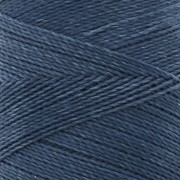 Bobine de fil ciré Linhasita pour micro macramé 0.5 mm Bleu Jean foncé (275) x335m