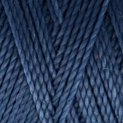 Bobine de fil ciré Linhasita pour micro macramé 0.5 mm - Denim (1037) x335m