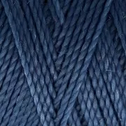 Bobine de fil ciré Linhasita pour micro macramé 0.5 mm - Denim (1037) x335m