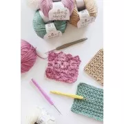 Crochet acier avec manche ergonomique DMC - 0.5 mm - Mint x1