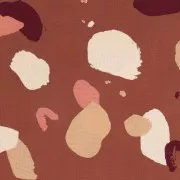 Tissu Viscose - Atelier Brunette - Granito Chestnut x10cm