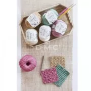 Crochet acier avec manche ergonomique DMC - 2.25 mm - Fuchsia x1