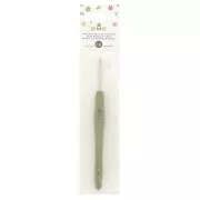 Crochet acier avec manche ergonomique DMC - 3 mm - Taupe x1