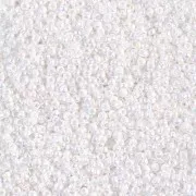 Rocaille Miyuki 15/0 471 - White Pearl AB x8g