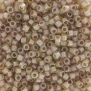 Miyuki Delica 11/0 DB1731 - Opal AB Lined Beige x8g
