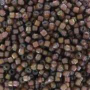 Miyuki Delica 11/0 DB1790 - Sable Brown AB Lined White x8g