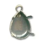 Serti griffe pendentif pour cabochon PureCrystal 4320 14x10 mm - Bronze x1