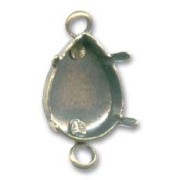 Serti griffe intercalaire pour cabochon PureCrystal 4320 14x10 mm - Bronze x1