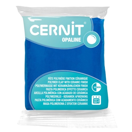 Pâte polymère Cernit Opaline 56 gr - Bleu Primaire 261