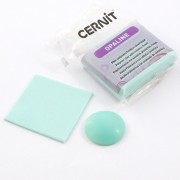 Pâte polymère Cernit Opaline 56 gr - Vert Menthe 640