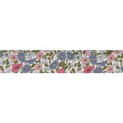 Biais en tissu Liberty - Poppy and Daisy - Hortensias x1m