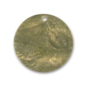 Sequin froissé 25 mm bronze x1